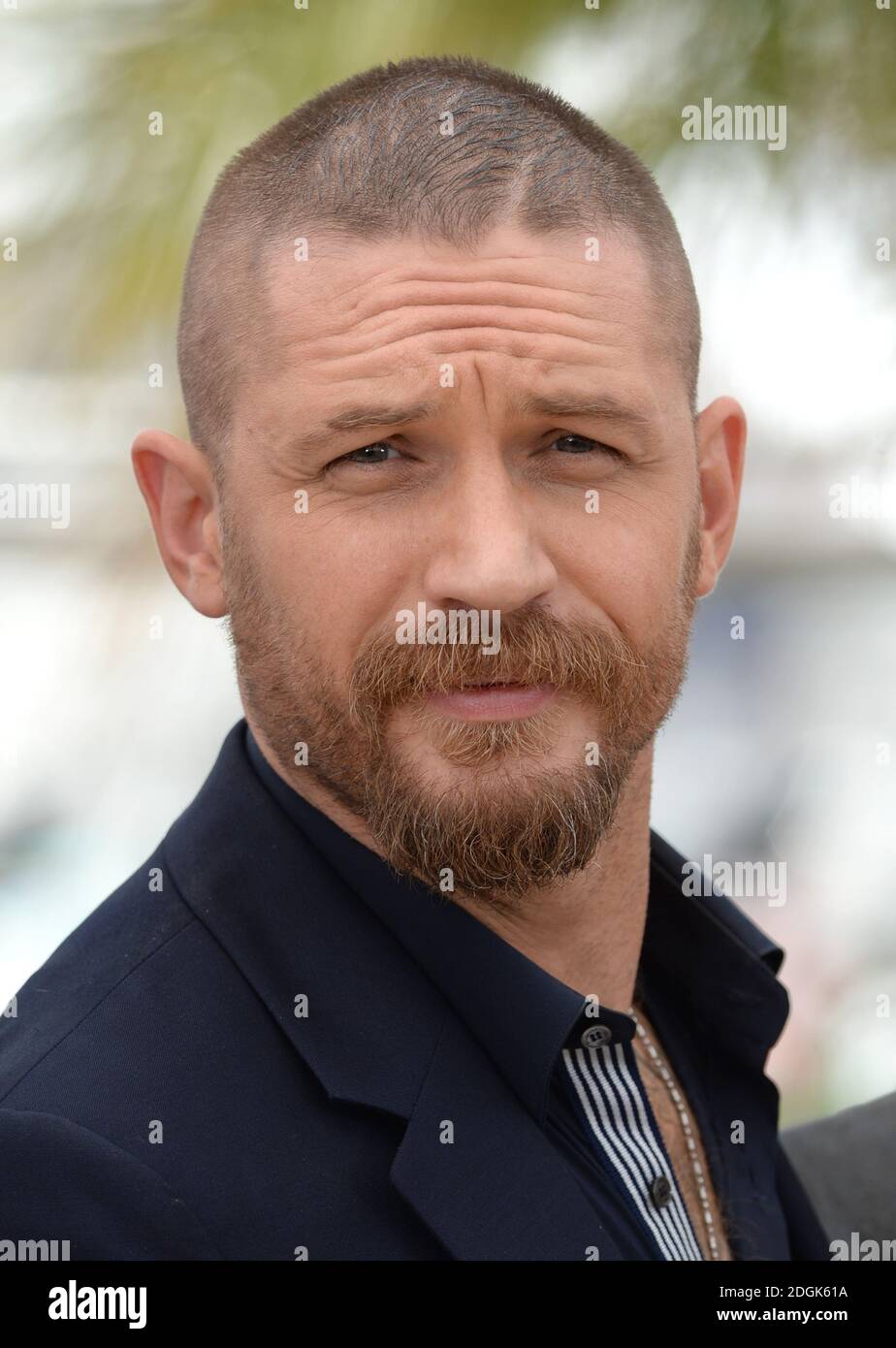 Tom Hardy beim Mad Max: Fury Road Fotocall, der während des 68. Festival de Cannes im Palais Du Festival in Frankreich stattfindet. (Obligatorisches Guthaben: Doug Peters/EMPICS Entertainment) Stockfoto