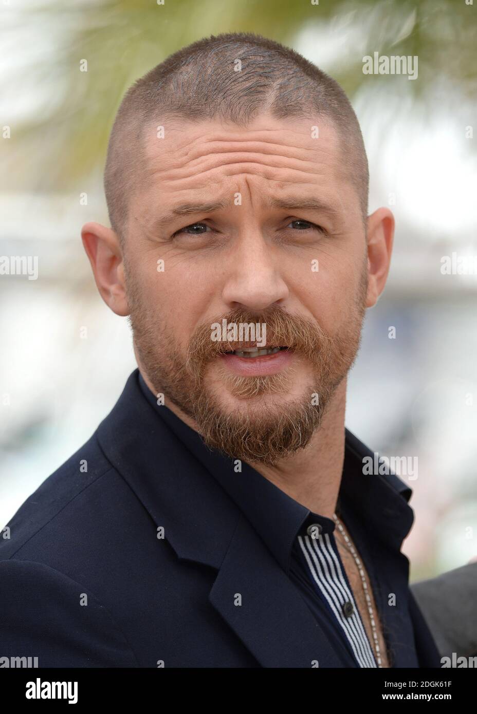 Tom Hardy beim Mad Max: Fury Road Fotocall, der während des 68. Festival de Cannes im Palais Du Festival in Frankreich stattfindet. (Obligatorisches Guthaben: Doug Peters/EMPICS Entertainment) Stockfoto