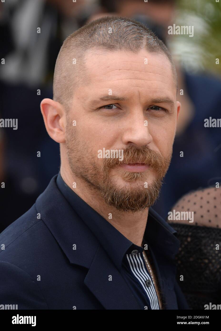 Tom Hardy beim Mad Max: Fury Road Fotocall, der während des 68. Festival de Cannes im Palais Du Festival in Frankreich stattfindet. (Obligatorisches Guthaben: Doug Peters/EMPICS Entertainment) Stockfoto