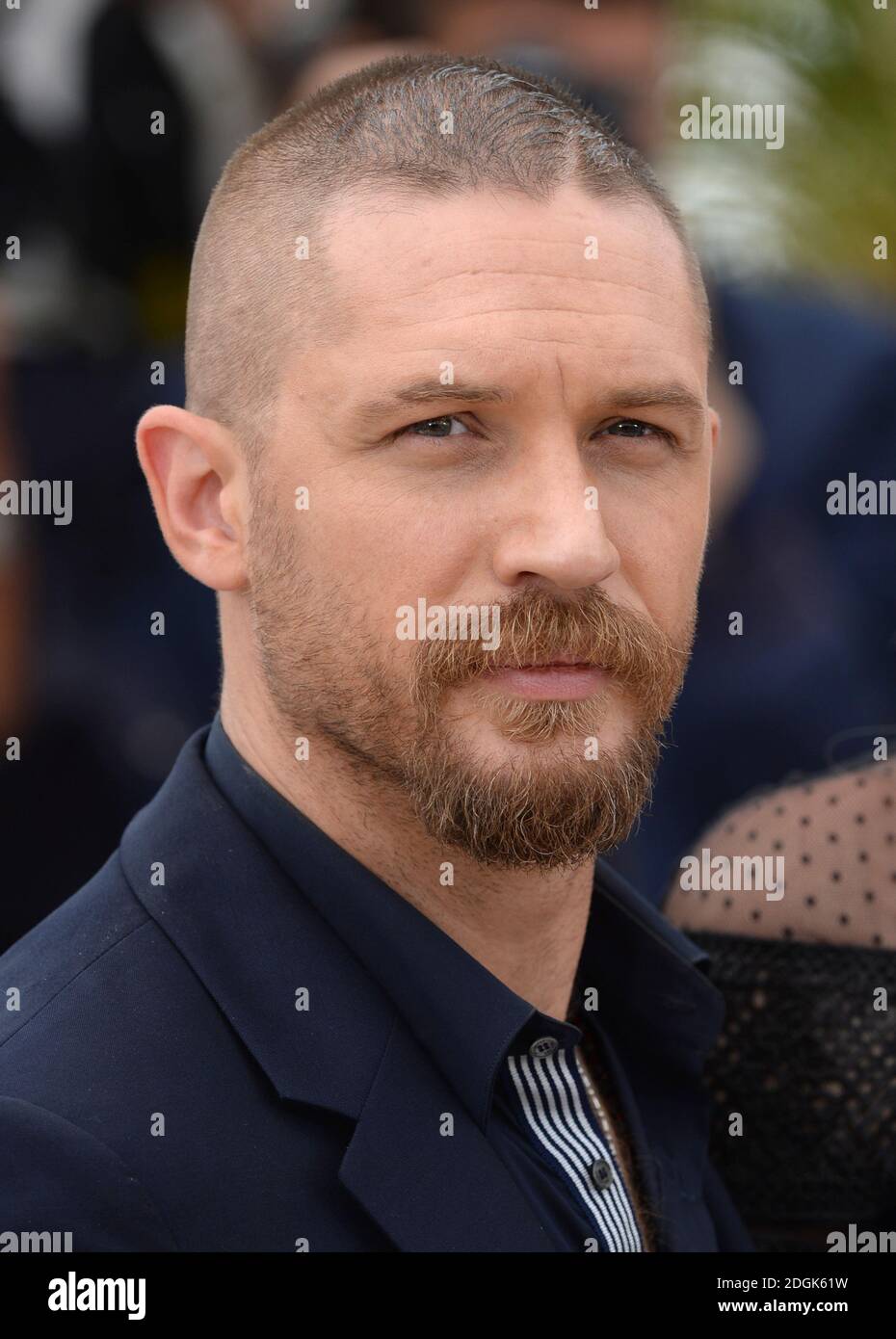 Tom Hardy beim Mad Max: Fury Road Fotocall, der während des 68. Festival de Cannes im Palais Du Festival in Frankreich stattfindet. (Obligatorisches Guthaben: Doug Peters/EMPICS Entertainment) Stockfoto