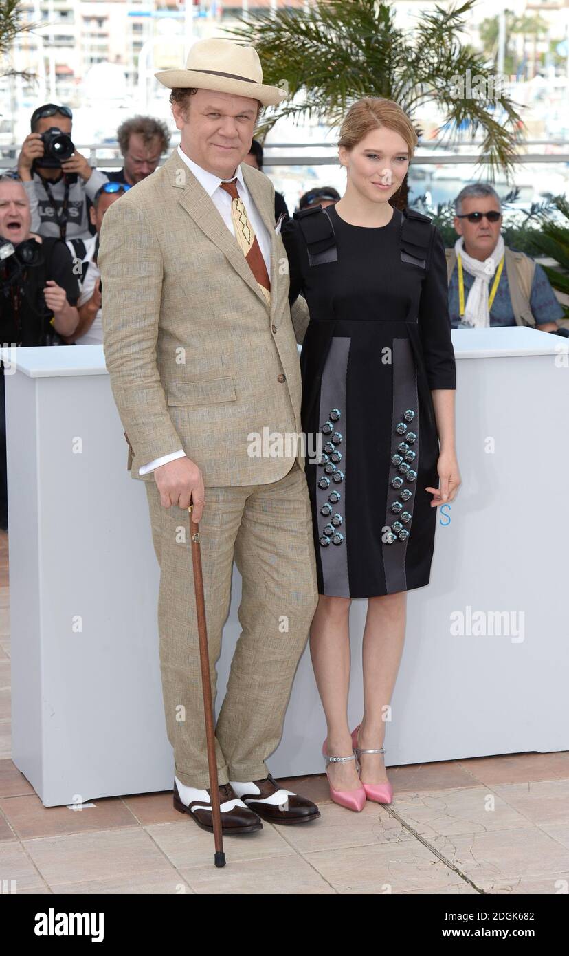 John C. Reilly und Lea Seydoux bei der Lobster-Fotoschau, die während des 68. Festival de Cannes im Palais de Festival, Cannes, Frankreich, stattfindet. (Obligatorisches Guthaben: Doug Peters/EMPICS Entertainment) Stockfoto