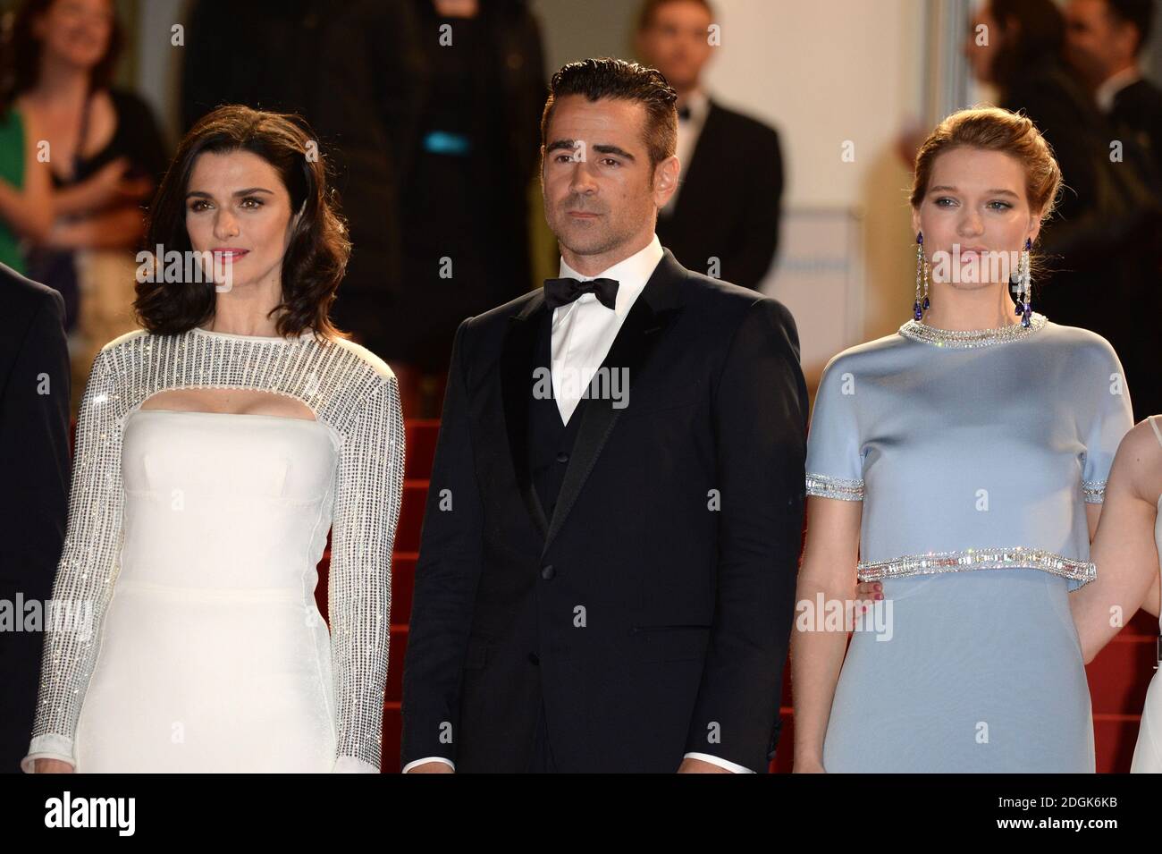 Rachel Weisz, Lea Seydoux und Colin Farrell bei der Lobster-Premiere, die während des 68. Festival de Cannes im Grand Theatre Lumiere, Palais des Festivals, Cannes, Frankreich stattfindet (obligatorische Gutschrift: Doug Peters/EMPICS Entertainment) Stockfoto