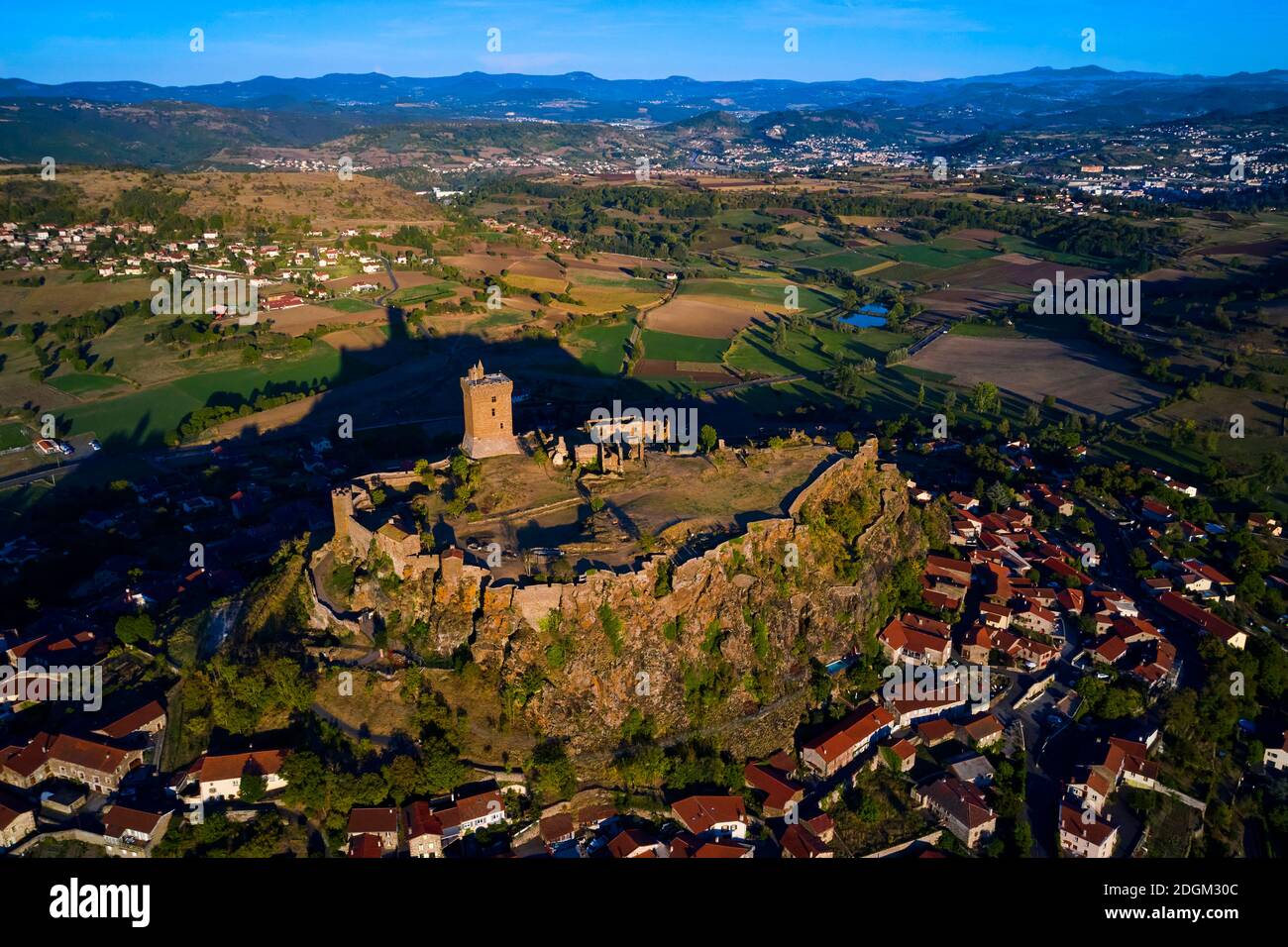 Frankreich, HauteLoire (43), Polignac, Chateau de Polignac, Festung