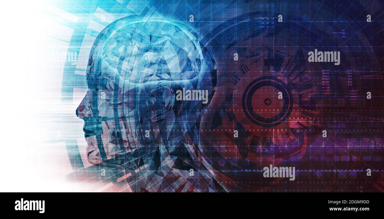 Machine Learning Stockfoto