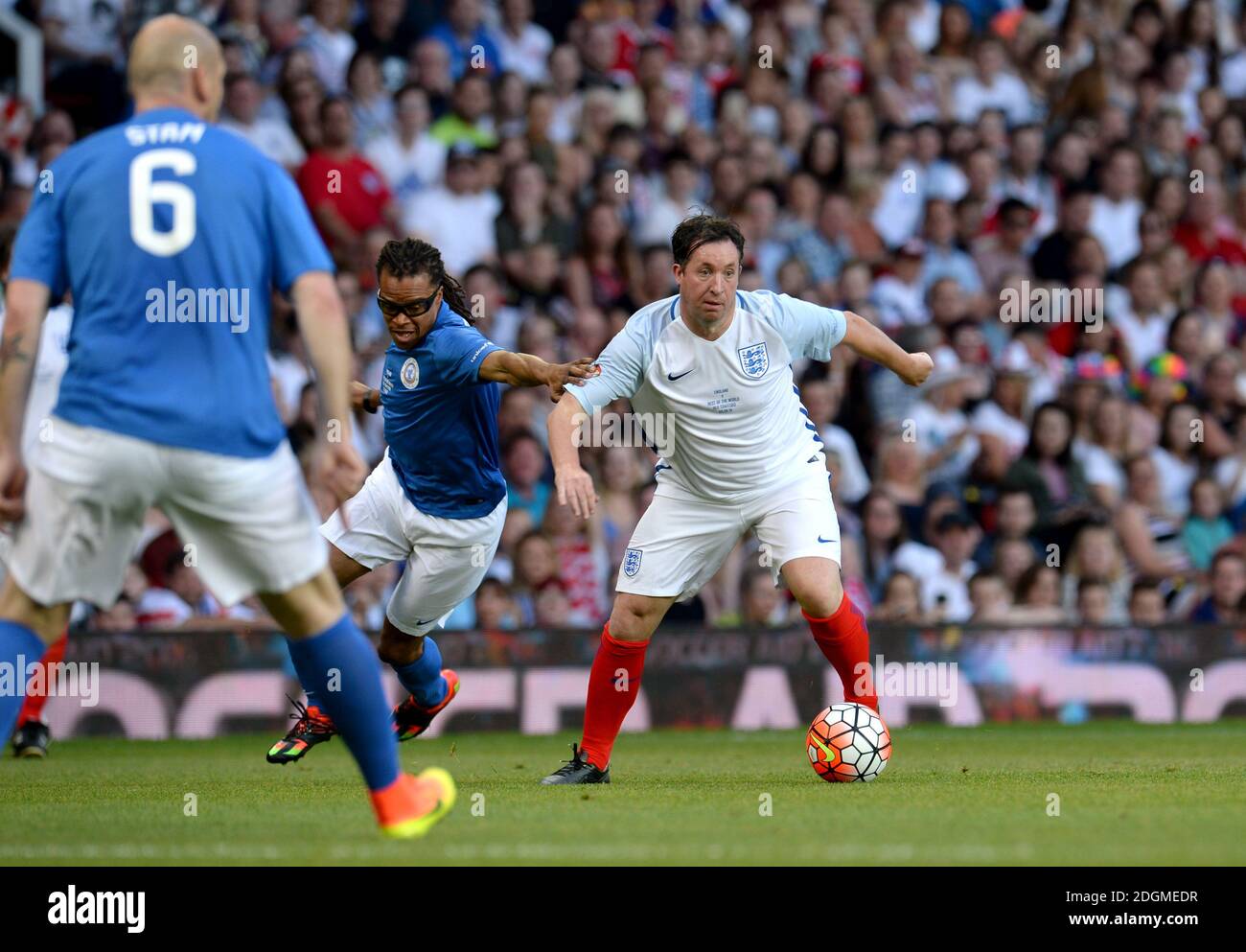 Robbie Fowler während der Soccer Aid 2016 in Old Trafford, Manchester. Stockfoto