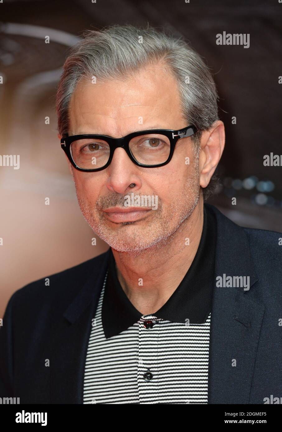 Jeff Goldblum bei der offiziellen Enthüllung des Independence Day: Resurgence Wrapped Train, Euston Station, London. Bild Kredit sollte Doug Peters / EMPICS Entertainment lesen Stockfoto