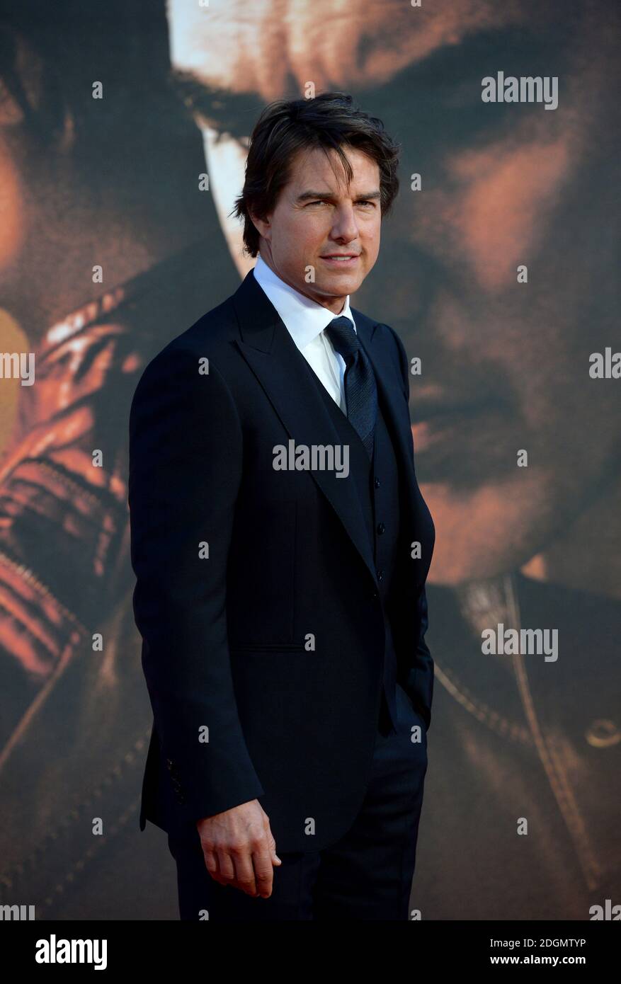 Tom Cruise besucht Jack Reacher: nie gehen wieder europäische Premiere im Cineworld am Leicester Square, London. Stockfoto