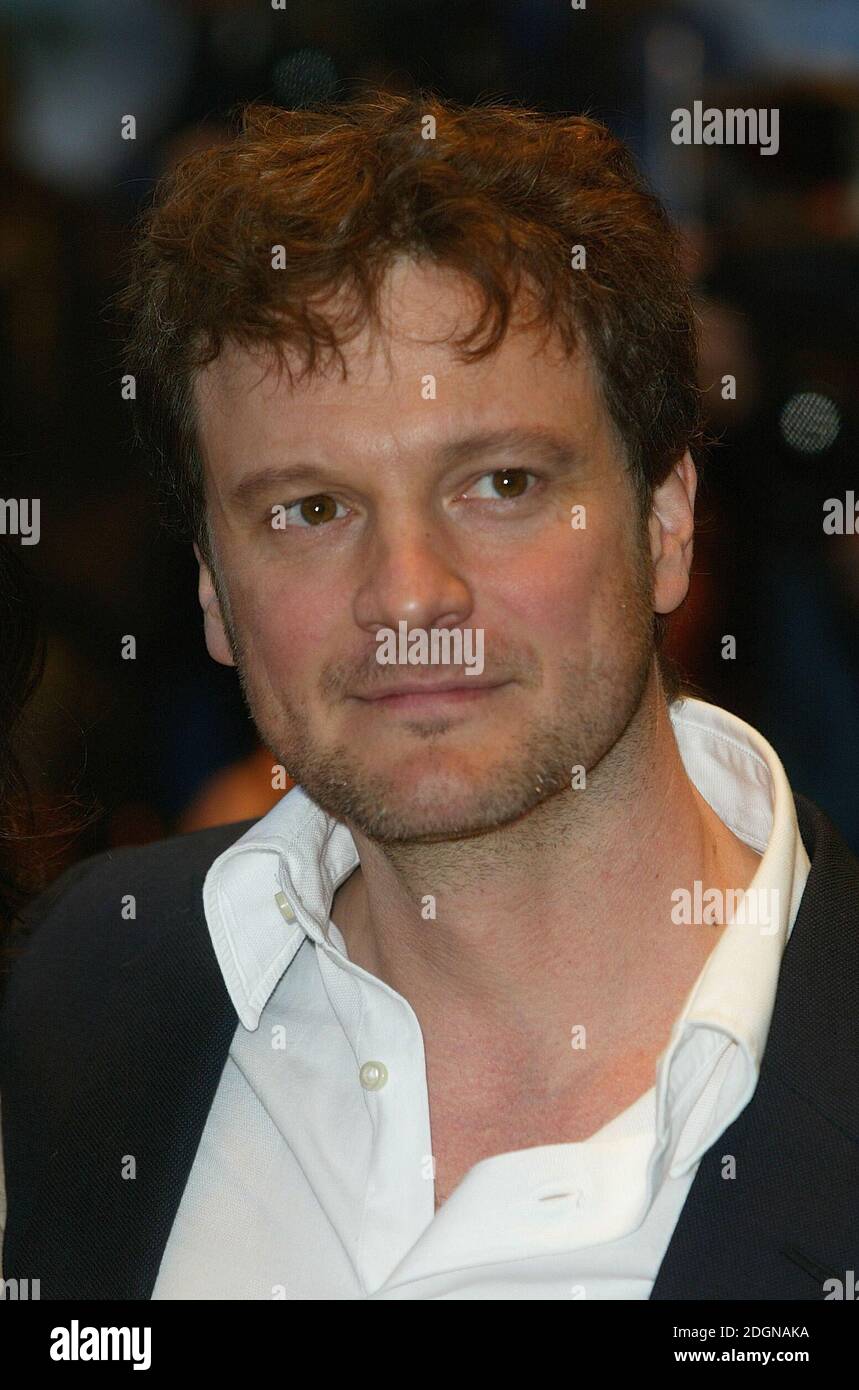 Colin Firth bei der Premiere von Hope Springs am Leicester Square in London. Kopfschuss. Â©Doug Peters/allaction.co.uk Stockfoto