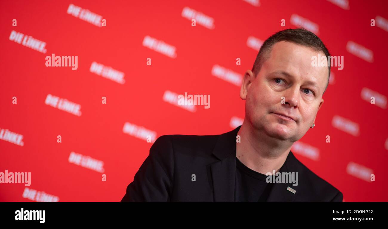 Berlin, Deutschland. Dezember 2020. Klaus Lederer wird bei einer ...