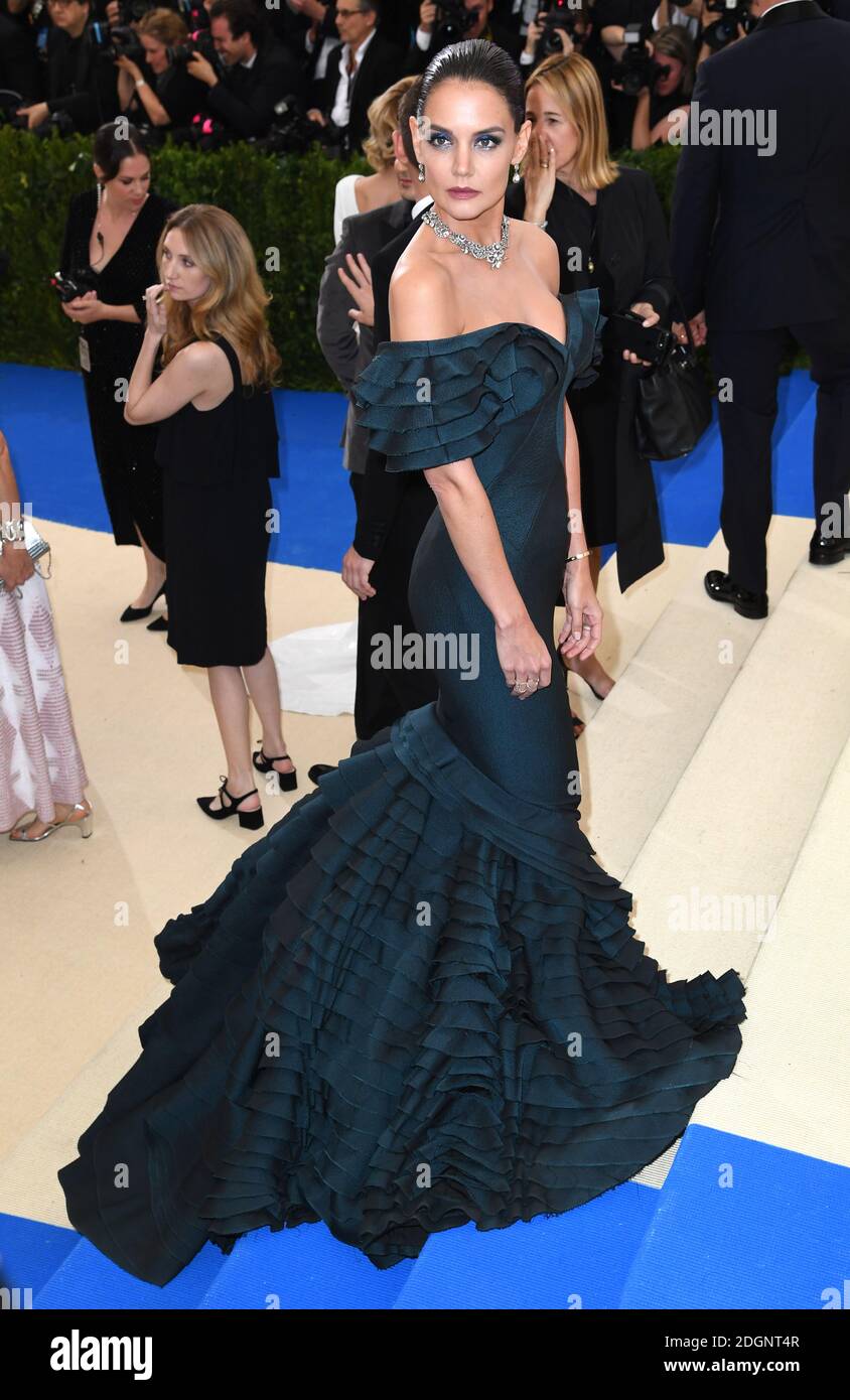 Katie Holmes besucht die Metropolitan Museum of Art Costume Institute Benefit Gala 2017 in New York City, USA. Bildnachweis sollte lauten: Doug Peters/EMPICS Entertainment. Stockfoto