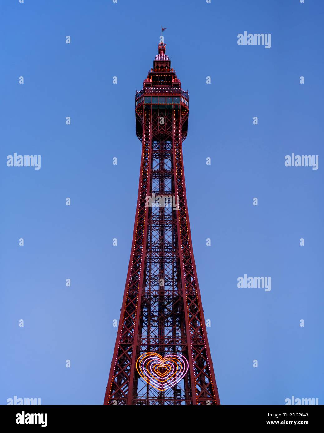 Der Blackpool Tower. Stockfoto