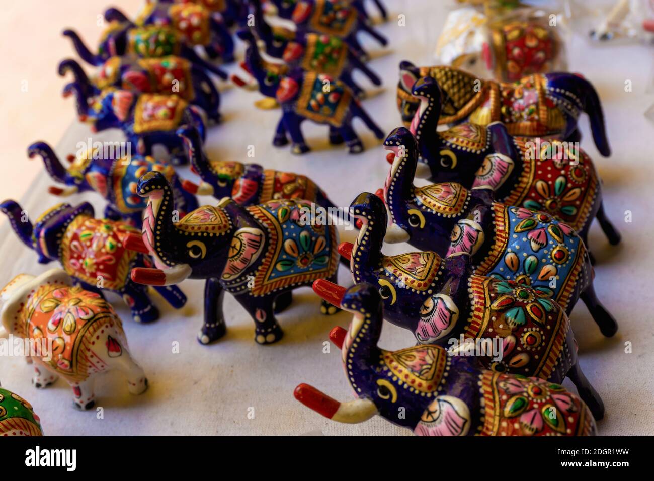 Südindische Kunst- und Handwerksausstellung in Shilparamam, Hyderabad, Telangana, Indien Stockfoto