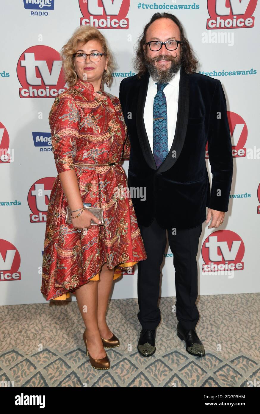 Dave Myers und Liliana Orzac bei den TV Choice Awards 2017 im Dorchester, Park Lane, Mayfair, London. Bildnachweis sollte lauten: Doug Peters/Empics Entertainment Stockfoto