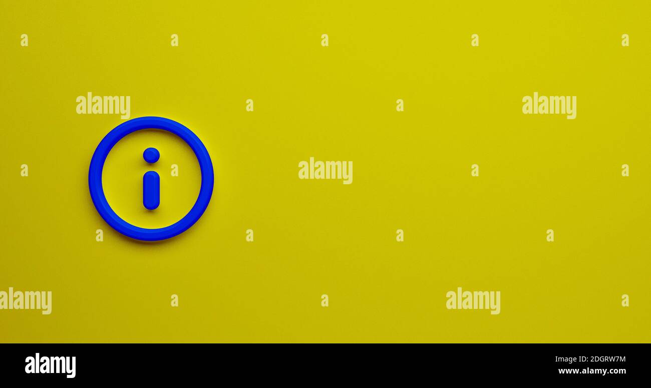 Geschäftskontakt als Symbol für Internet-Vorlage - 3D Illustration Stockfoto