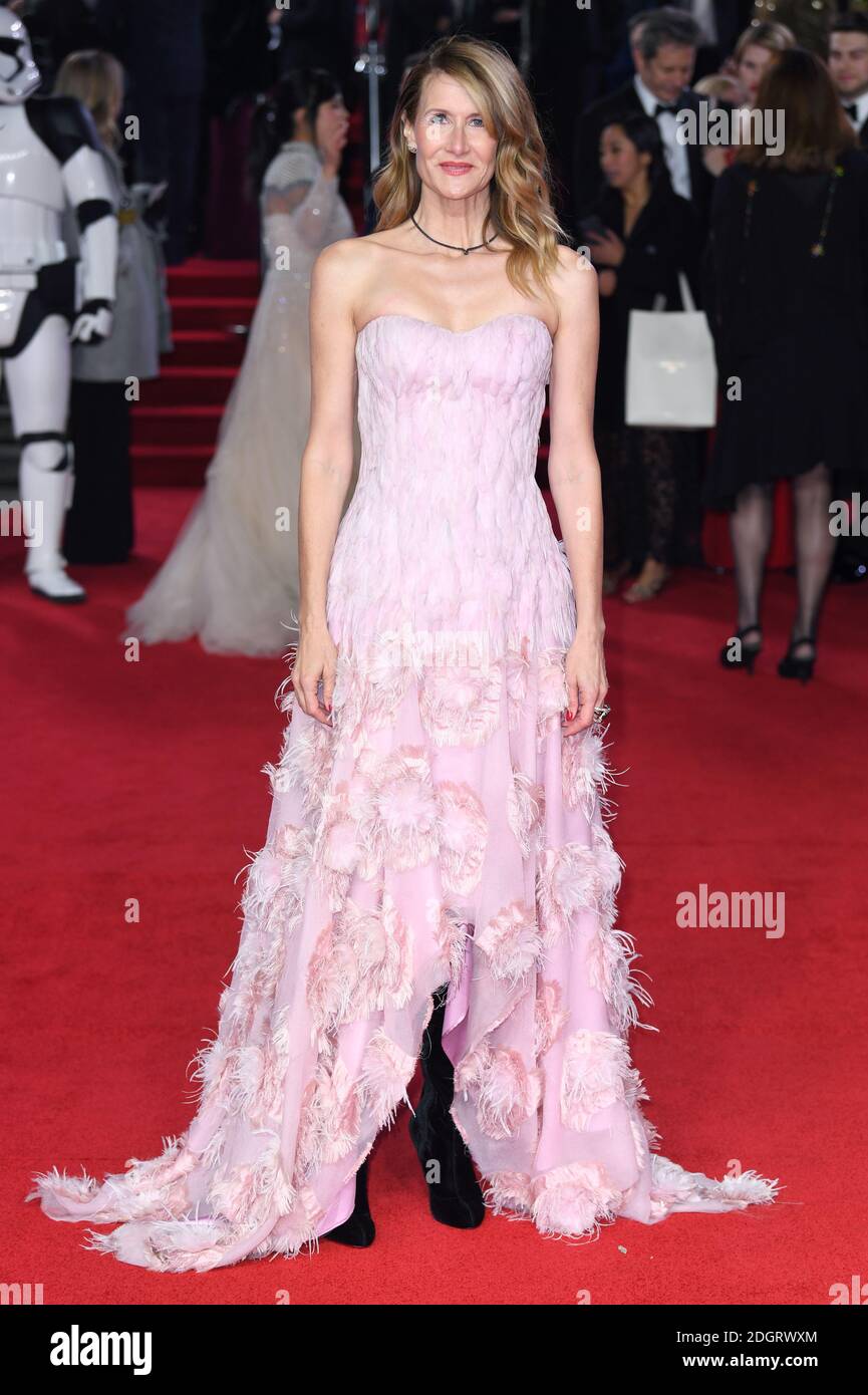 Laura dern bei der Europa-Premiere von Star Wars: The Last Jedi in der Royal Albert Hall, London. Bildnachweis sollte lauten: Doug Peters/EMPICS Entertainment Stockfoto