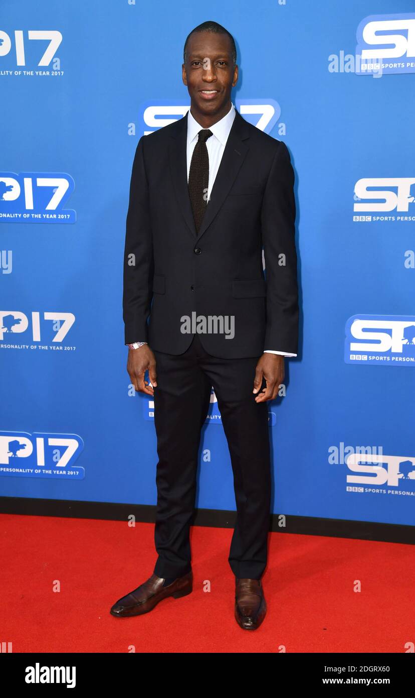 Michael Johnson während der Red Carpet Ankünfte für BBC Sports Personality of the Year 2017 in der Liverpool Echo Arena. Bildnachweis sollte lauten: Doug Peters/EMPICS Entertainment Stockfoto