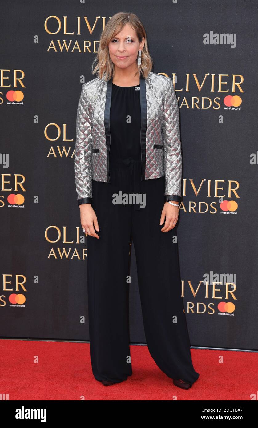 Mel Giedroyc bei der Ankunft für die Olivier Awards in der Royal Albert Hall in London. Bildnachweis sollte lauten: Doug Peters EMPICS Entertainment Stockfoto