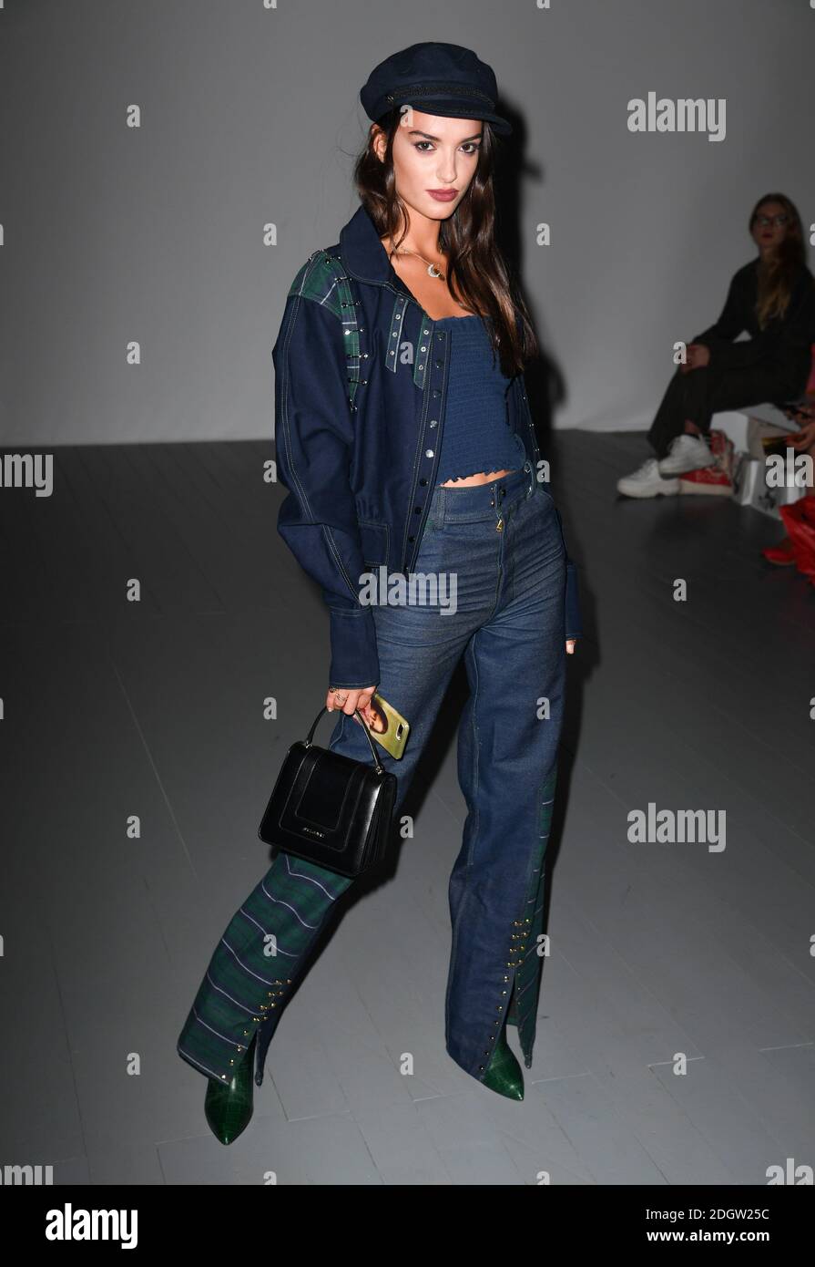 Gabrielle Caunesil in der ersten Reihe bei der Bora Aksu Catwalk Show, Teil der London Fashion Week, 180 Strand, London. Bildnachweis sollte lauten: Doug Peters/EMPICS Stockfoto