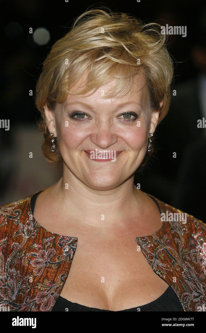 Maria Friedman bei der Premiere von The History Boys Royal, The Odeon Cinema, Leicester Square, London. Stockfoto