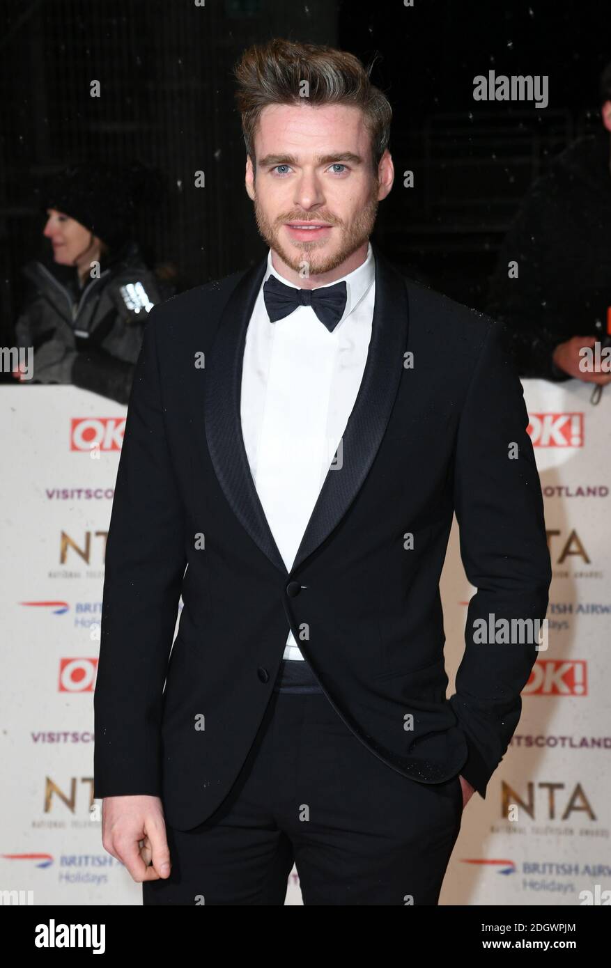 Richard Madden bei den National Television Awards 2019 in der O2 Arena, London. Bildnachweis sollte lauten: Doug Peters/EMPICS Stockfoto