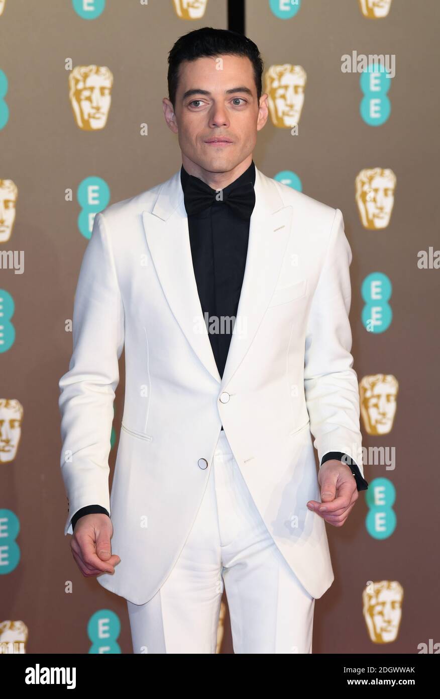 Rami Malek nimmt an den 72. British Academy Film Awards Teil, die in der Royal Albert Hall, Kensington Gore, Kensington, London, verliehen werden. Bild Kredit sollte lauten: Doug Peters/EMPICS Stockfoto