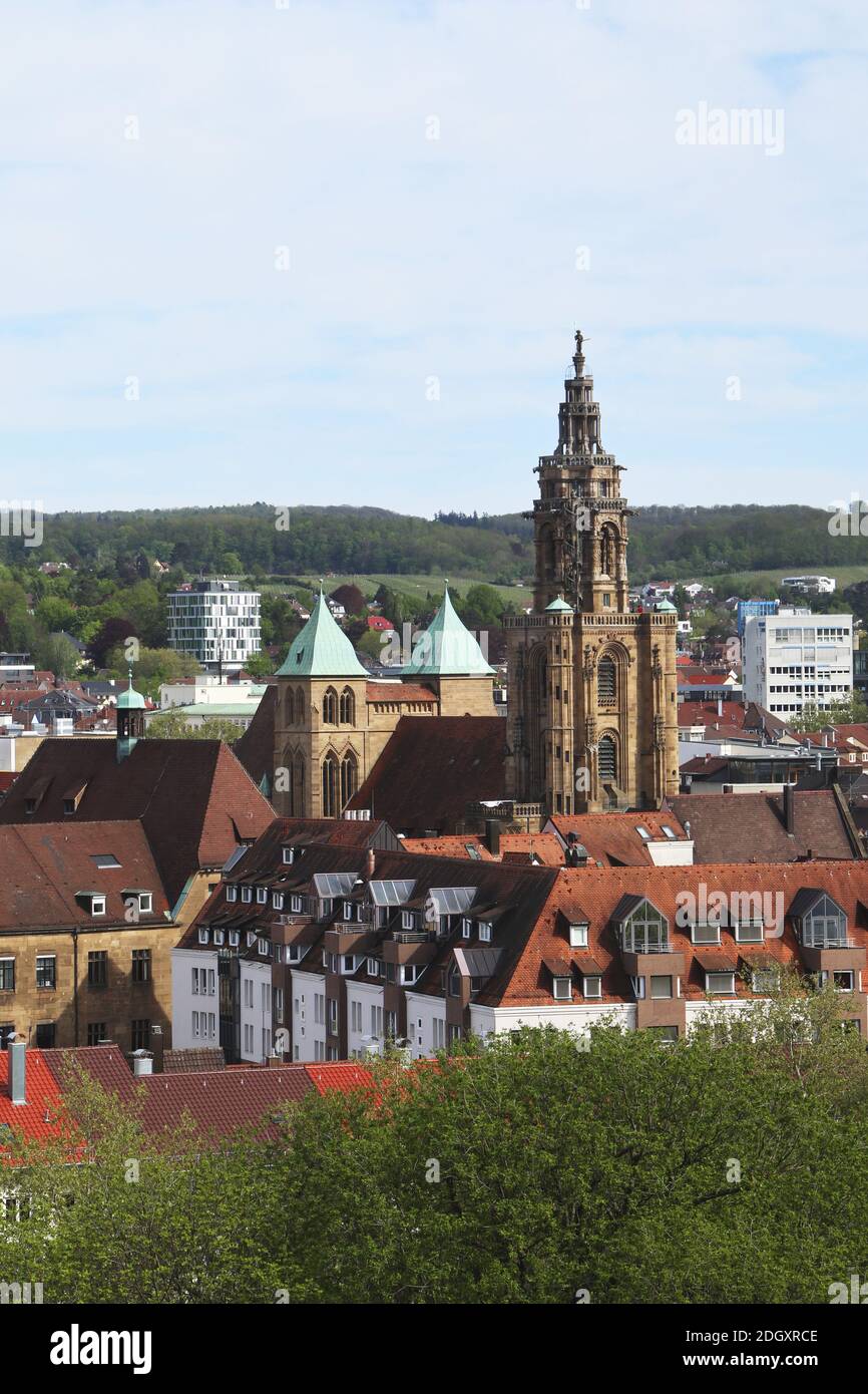 Die Heilbronner Kilianskirche Stockfoto