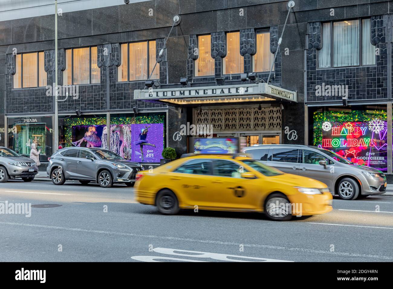 Lexington Avenue Eingang zu Bloomingdale's in NYC Stockfoto