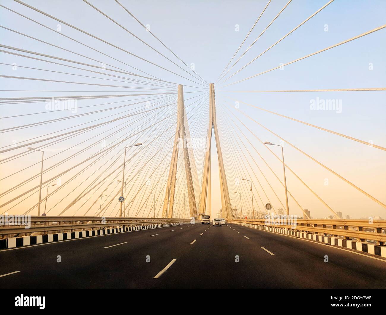 Bandra Worli Sea Link, Mumbai Stockfoto