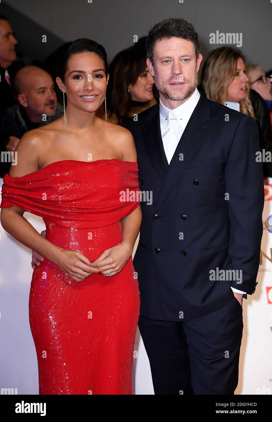 Frankie Bridge und Wayne Bridge bei den National Television Awards 2020 in der O2 Arena, London. Bildnachweis sollte lauten: Doug Peters/EMPICS Stockfoto