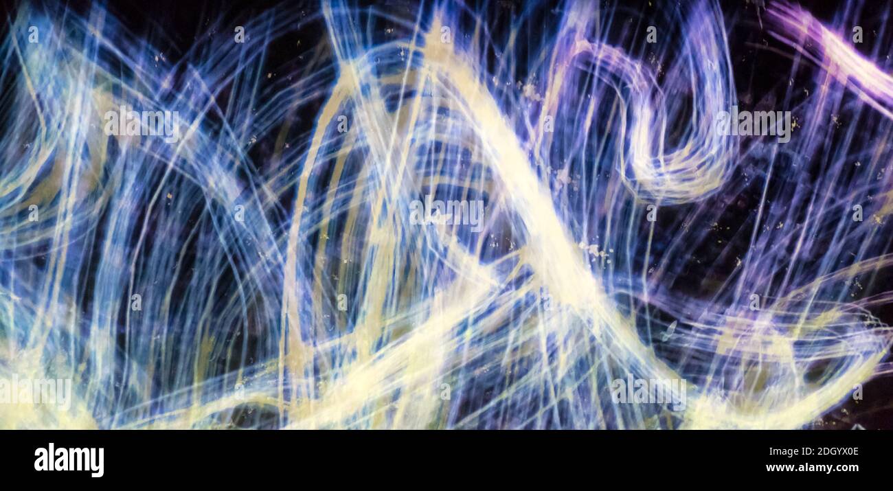 Abstrakte Digitale Grafik mit unordentlichen Linie Licht Stockfoto