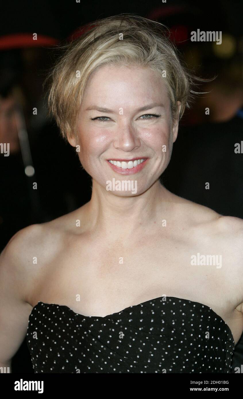 Renee Zellweger kommt zur britischen Premiere von Bee Movie im Empire am Leicester Square im Zentrum von London. Stockfoto