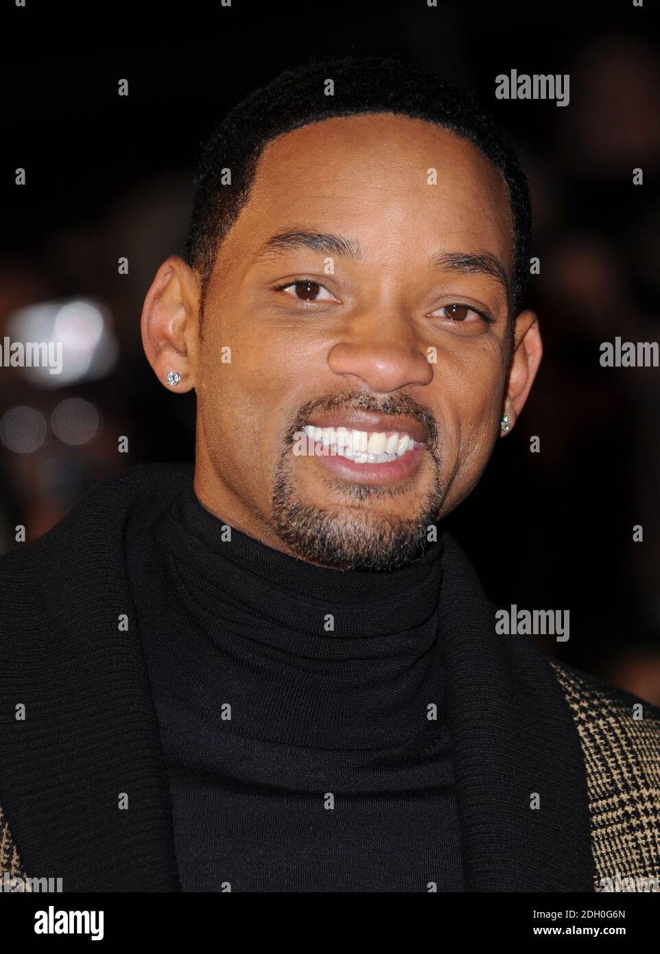 Will Smith bei der britischen Premiere von Seven Pounds, Leicester Square, London. Stockfoto