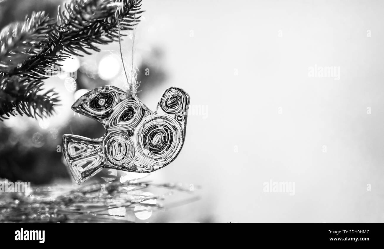 Weihnachtsschmuck und Ornamente zu Hause Stockfoto