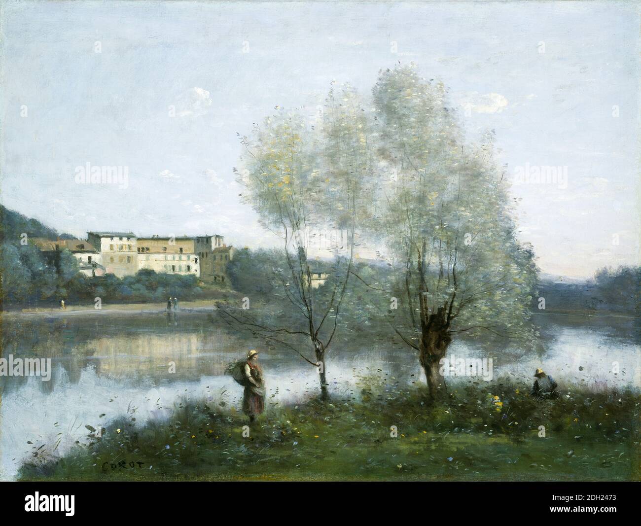 Ville d'Avray von Jean-Baptiste Camille Corot, 1867 Stockfoto