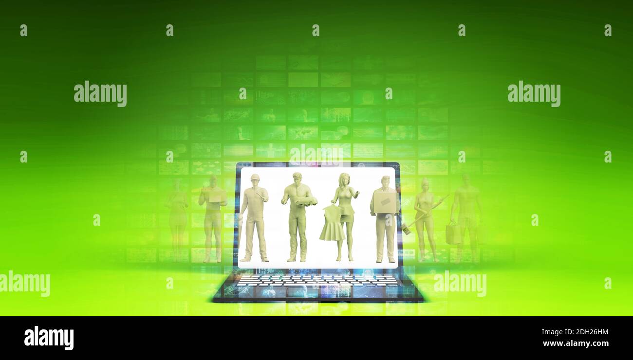 Konsumgüterbranche Stockfoto