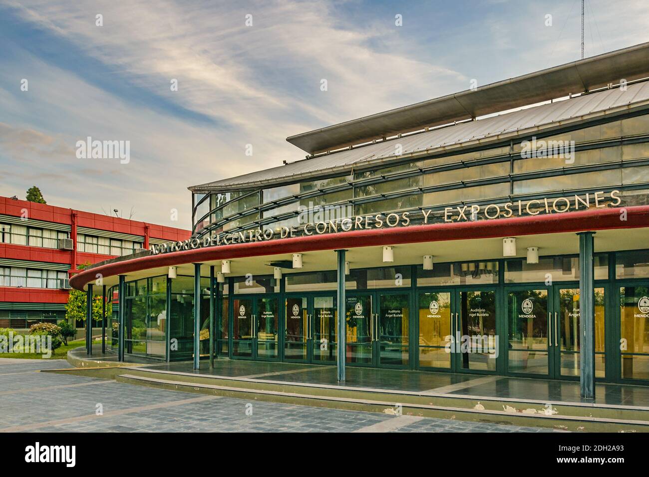 Gebäude Des Ausstellungszentrums, Mendoza, Argentinien Stockfoto