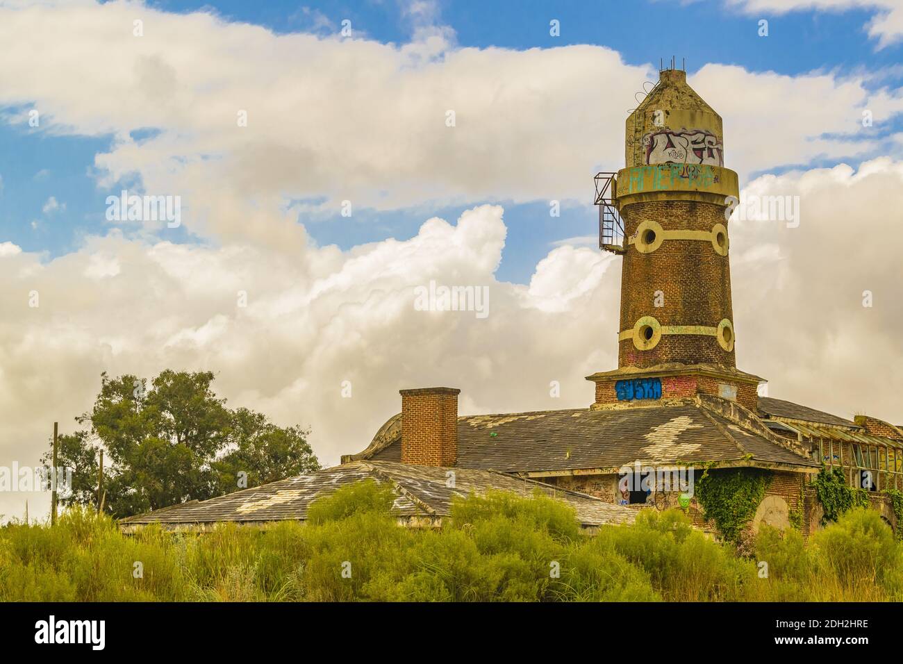 Verlassene Villa, Punta del Este, Uruguay Stockfoto