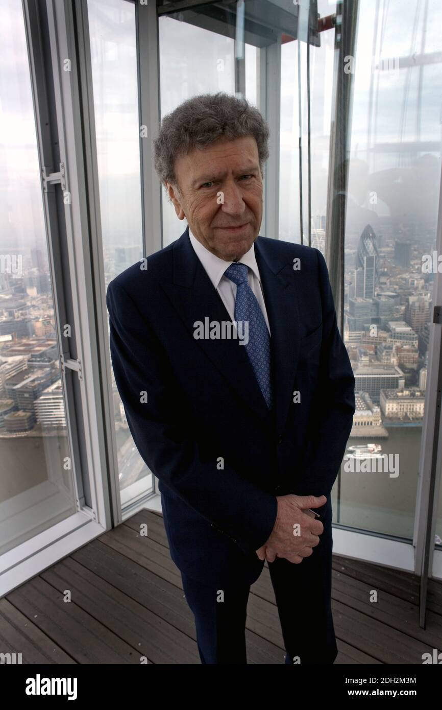 GROSSBRITANNIEN / London /Irvine Sellar, Chairman der Sellar Property Group, Entwickler von The Shard am 6. März 2013. Stockfoto