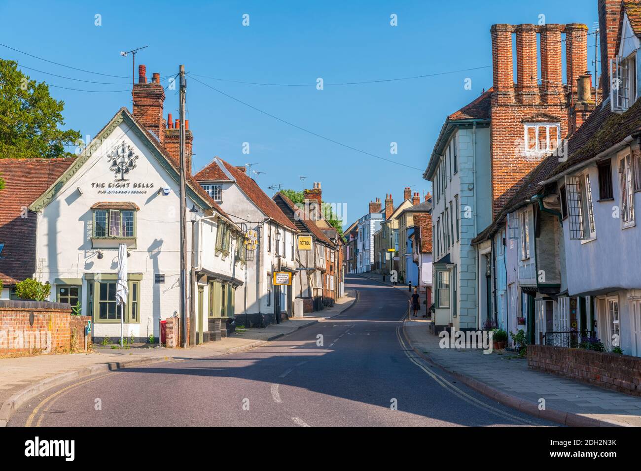 Großbritannien, England, Essex, Saffron Walden, Bridge Street Stockfoto