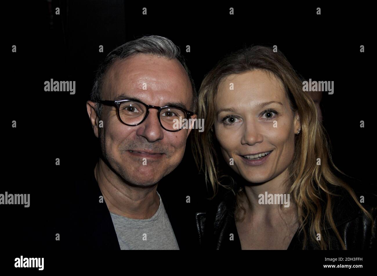 Caroline Vigneaux Pendant la soiree de derniere Darstellung 'Caroline Vigneaux quitte la Robe' au Palais des Glaces à Paris, Frankreich, 01 Juillet 2017. Foto von Alain Apaydin/ABACAPRESS.COM Stockfoto