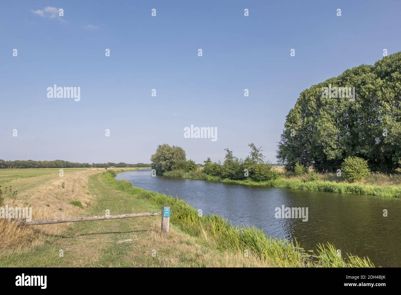 Der Berkel bei Eibergen Stockfoto