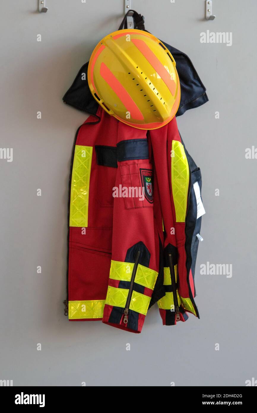 Feuerwehruniform Stockfoto