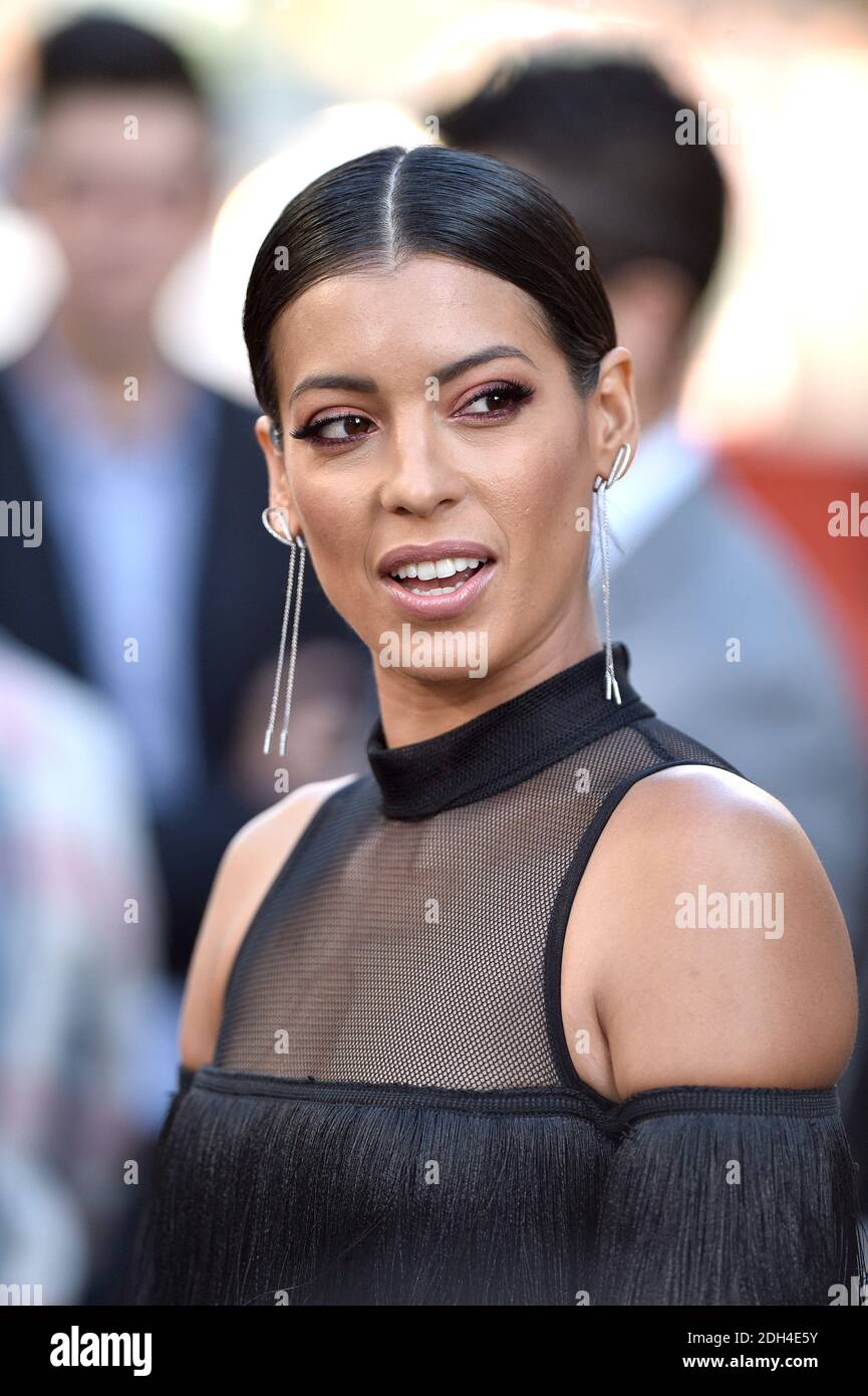 Stephanie Sigman besucht die Premiere von "Annabelle: Creation" des New Line Cinema am 07. August 2017 in Los Angeles, CA, USA. Foto von Lionel Hahn/ABACAPRESS.COM Stockfoto