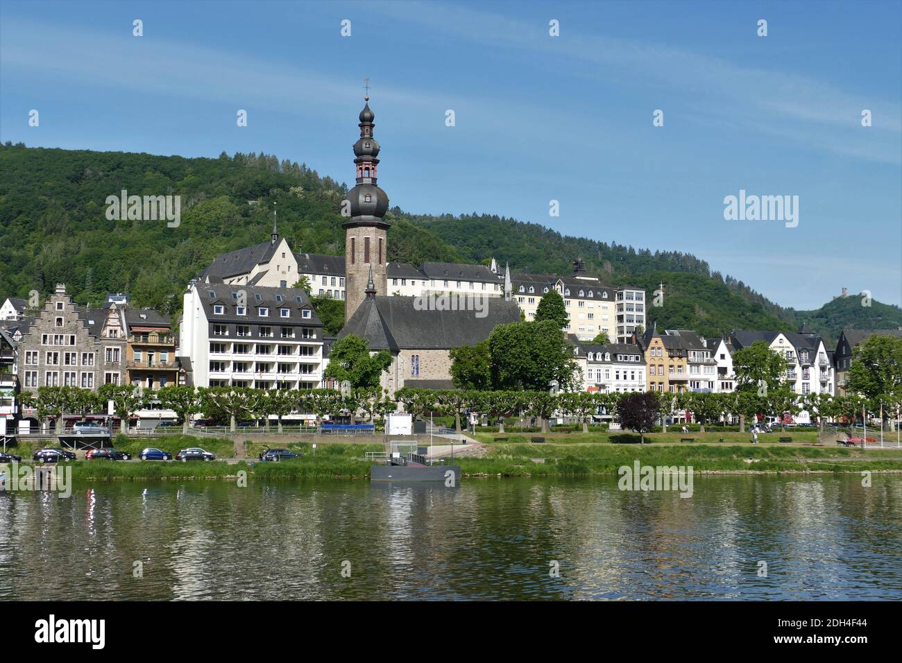 Kirchturm In Cochem / Mosel Stockfoto