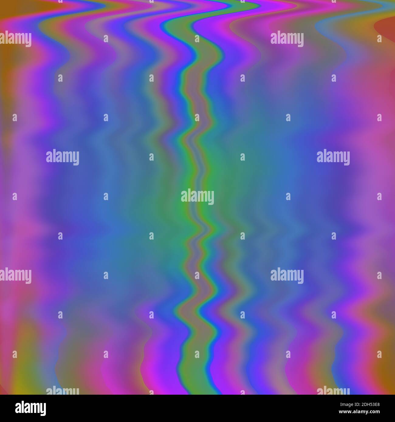 Ein abstraktes, mehrfarbiges, irisierendes, unscharfes Hintergrundbild. Stockfoto