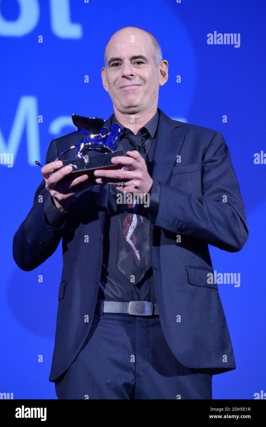 Samuel Maoz erhält den Silbernen Löwen - Grand Jury Prize für "Foxtrot" während der Abschlussfeier der 74. Internationalen Filmfestspiele Venedig (Mostra di Venezia) am 09. September 2017 im Lido, Venedig, Italien. Foto von Aurore Marechal/ABACAPRESS.COM Stockfoto