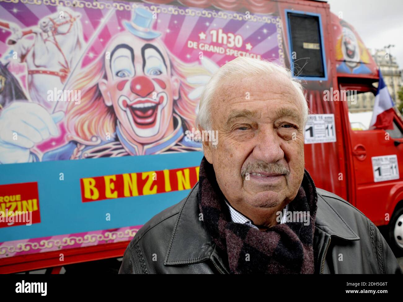 Marcel Campion et les Forains sont en tête de la Manifestation contre la reforme du Code du Travail du gouvernement Macron am 12. September 2017 in Paris, Frankreich. Foto von Alain Apaydin/ABACAPRESS.COM Stockfoto