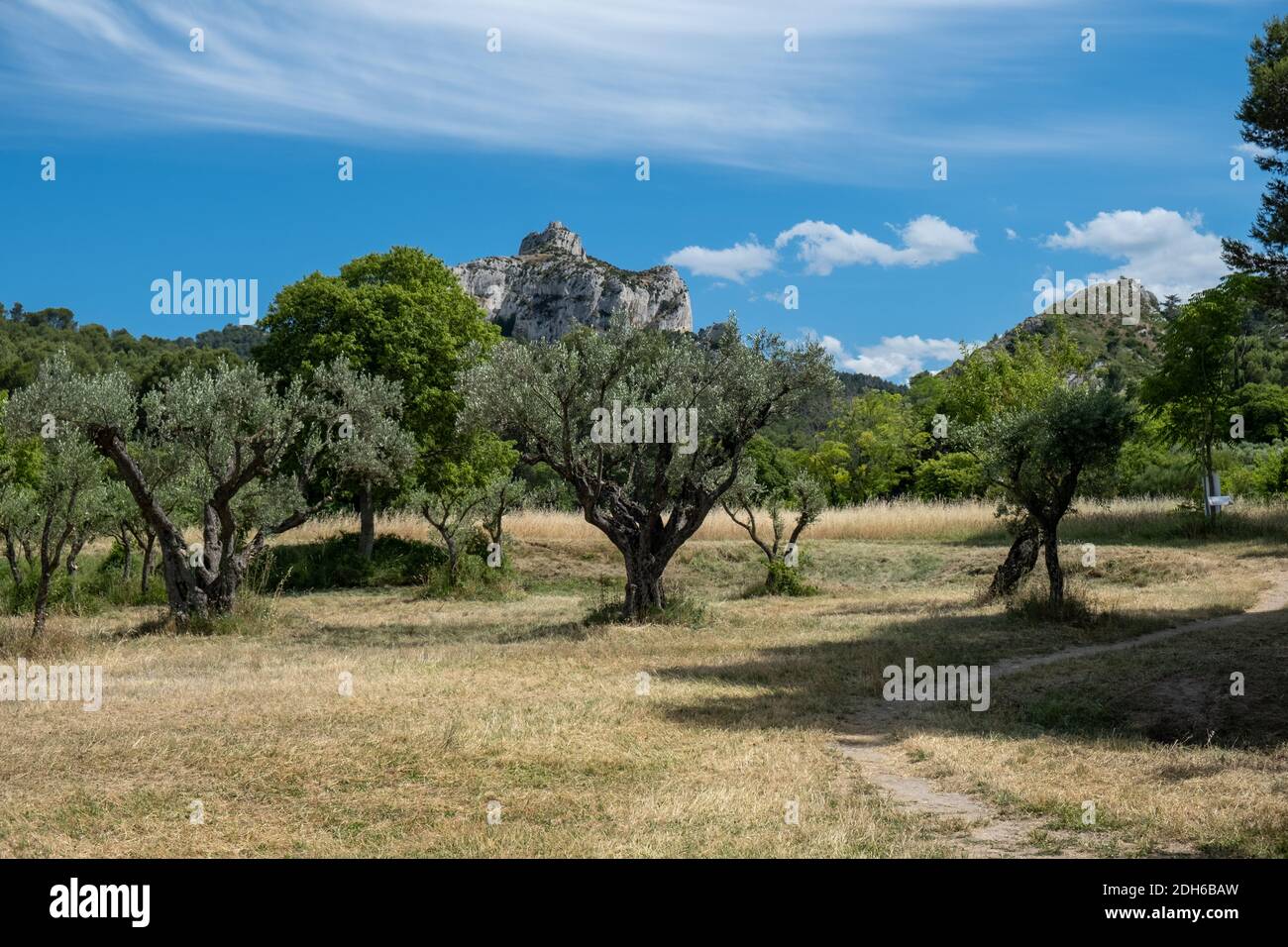 Les Antiques Denkmal, das ein Teil der Glanum archäologischen ist Standort in der Nähe von Saint Remy de Provence in Frankreich Stockfoto