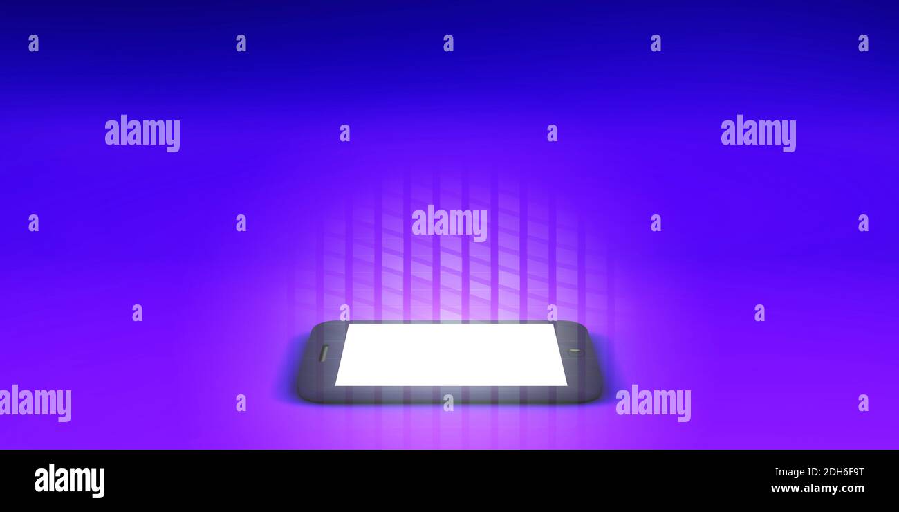 Coole Neue App Stockfoto