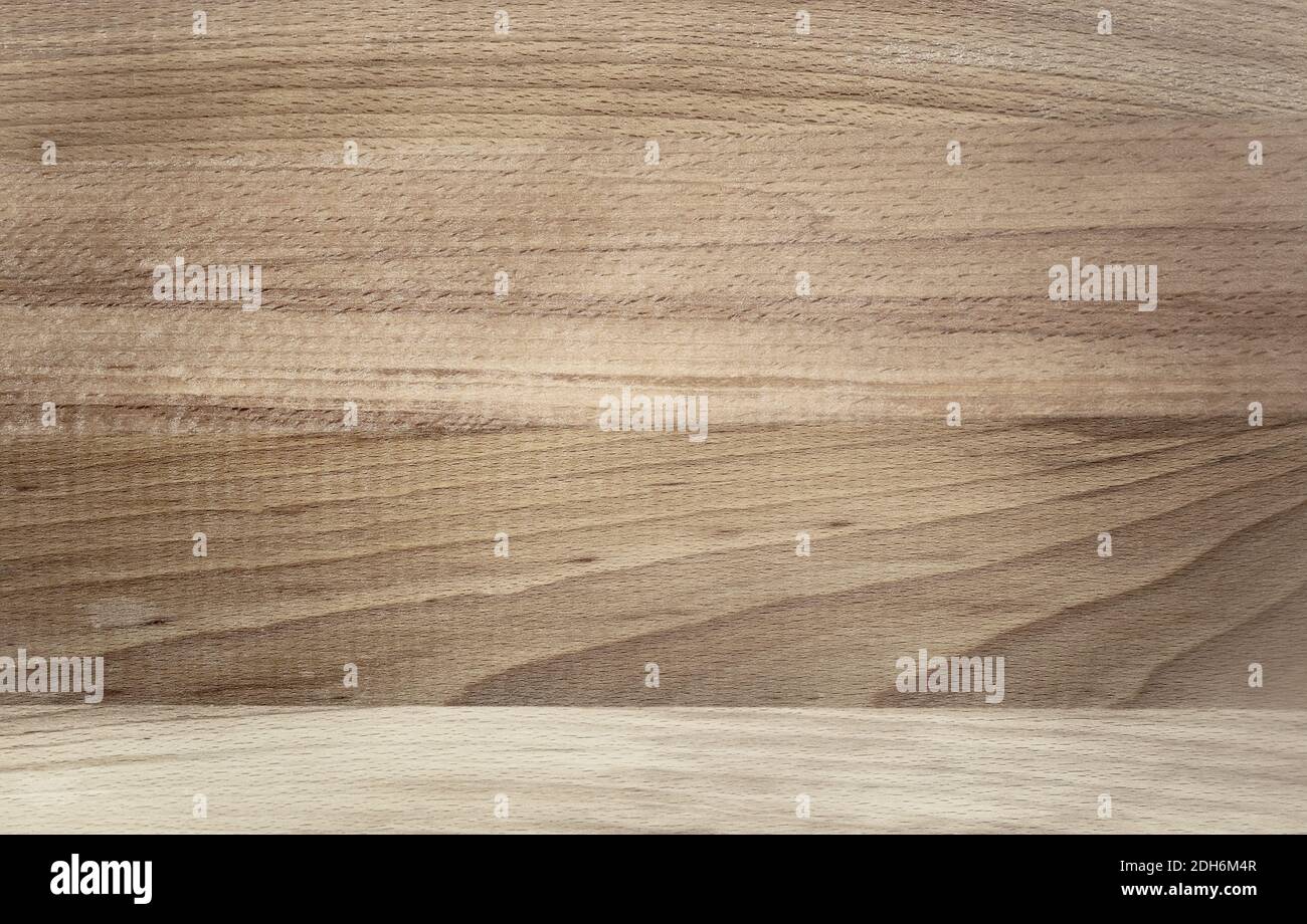 Hintergrundbild mit natürlichem Holz von zwei Rassen Stockfoto